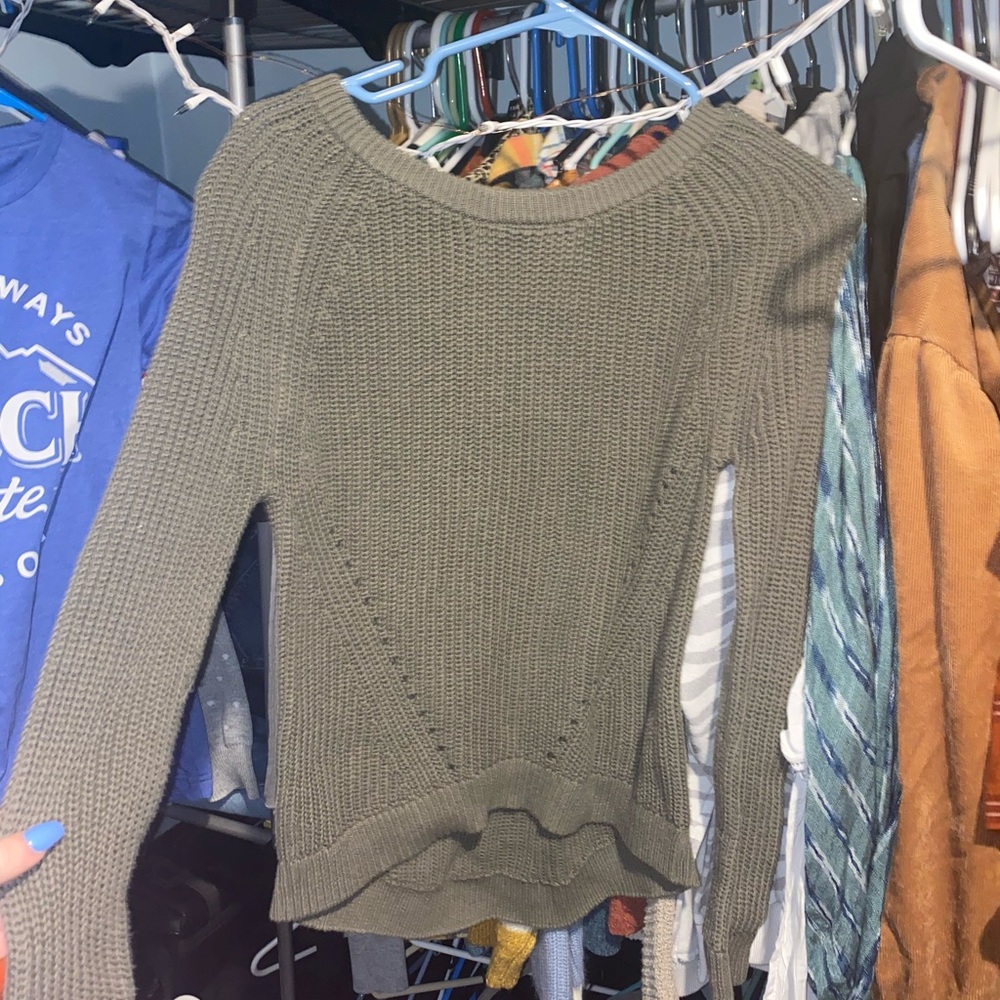 Olive sweater